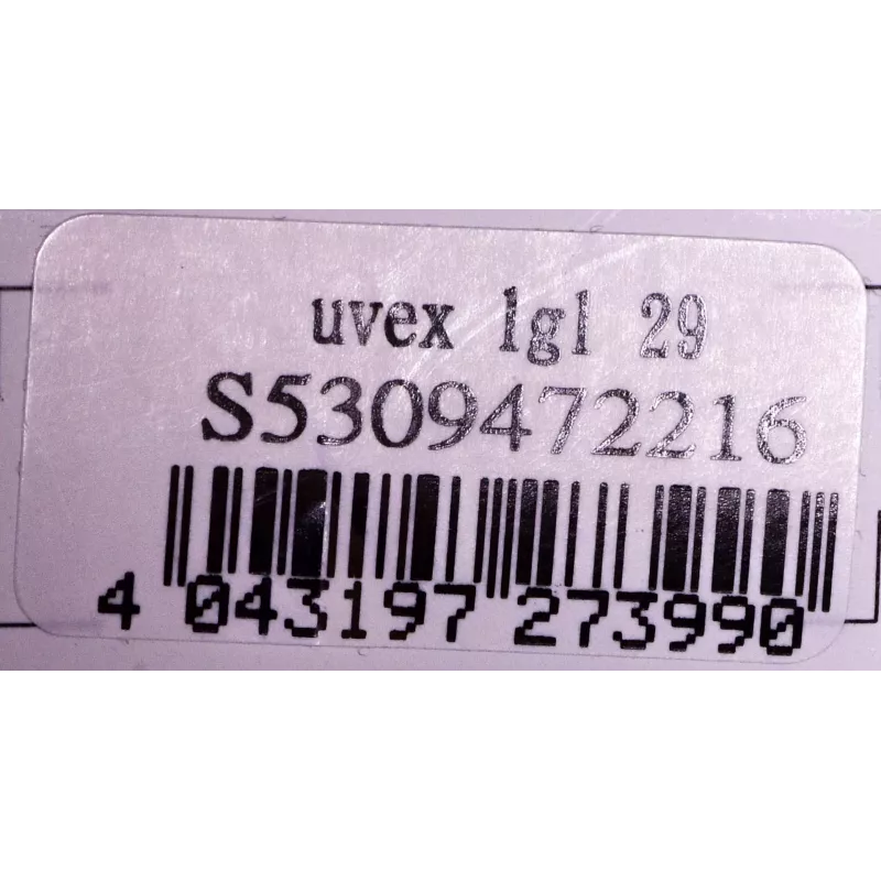 Okulary ochronne UVEX LGL 29 — model 53/0/947/2216/UNI, czarna oprawa
