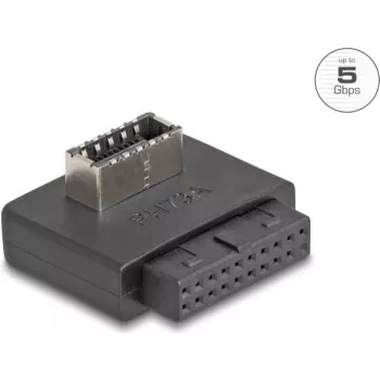 DeLOCK 67241 Wewnętrzny adapter USB Type-E USB Type-A Żeński 5 Gbit/s