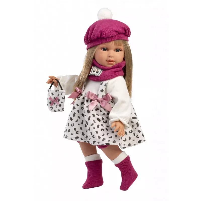 Lalka Llorens Carla 40 cm — realistyczne rysy, miękkie ciało