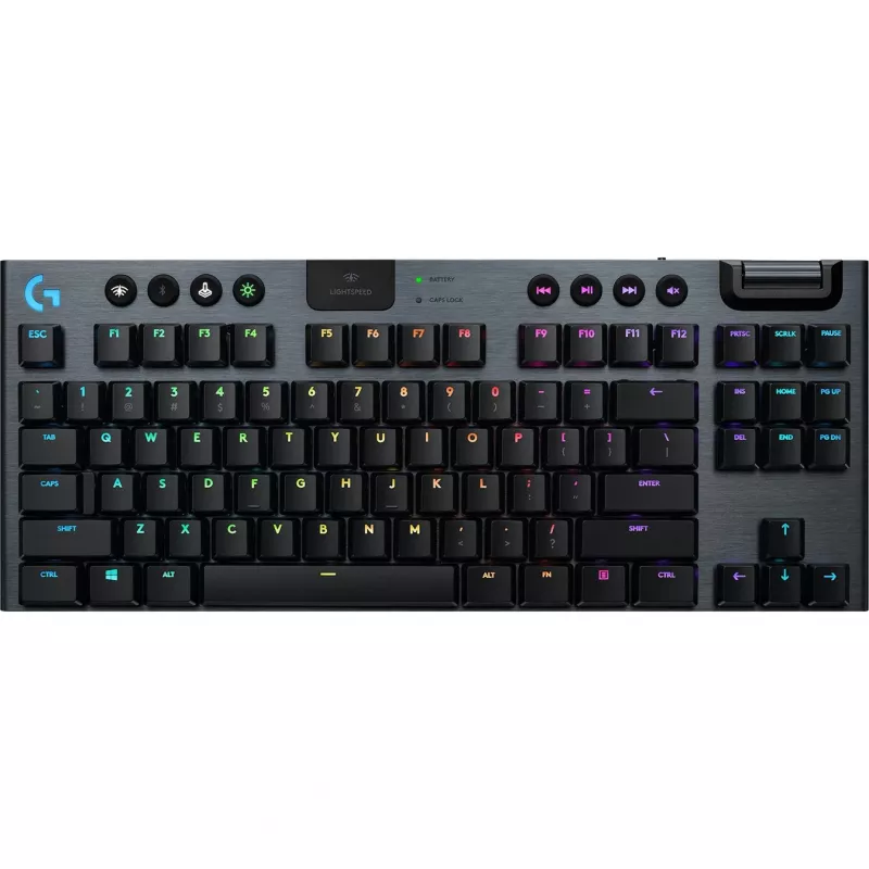 Logitech G G915 TKL Tenkeyless LIGHTSPEED Bezprzewodowa mechaniczna klawiatura gamingowa RGB — liniowa