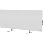 AENO Premium Eco Smart Heater, 700 W, szkło hartowane, ogrzewanie na podczerwień + konwekcyjne, wyświetlacz LED, wtyczka: Europa (typ E/F), BIAŁY