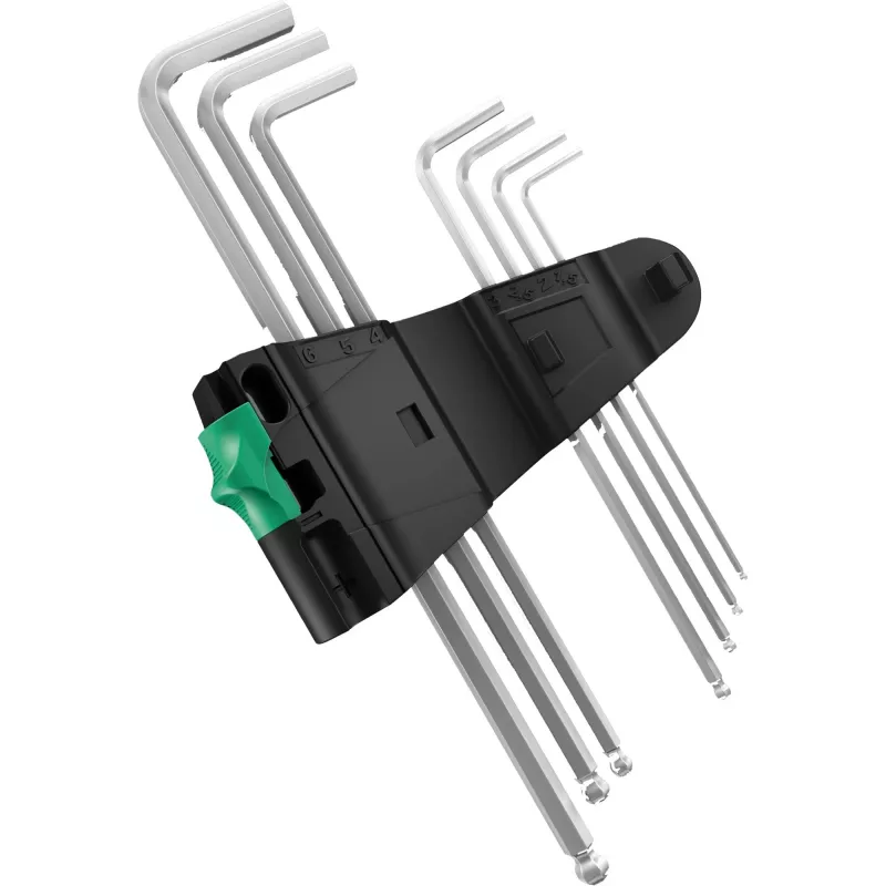 Zestaw kluczy imbusowych w kształcie L Wera 950/9 Hex-Plus 1
