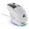 Mysz Sharkoon SGM50W Gaming, dla osób praworęcznych, RF Wireless + USB Type-A, optyczna, 6400 DPI