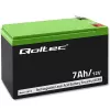 Qoltec 53076 Bateria AGM | 12V | 7Ah | Systemy alarmowe