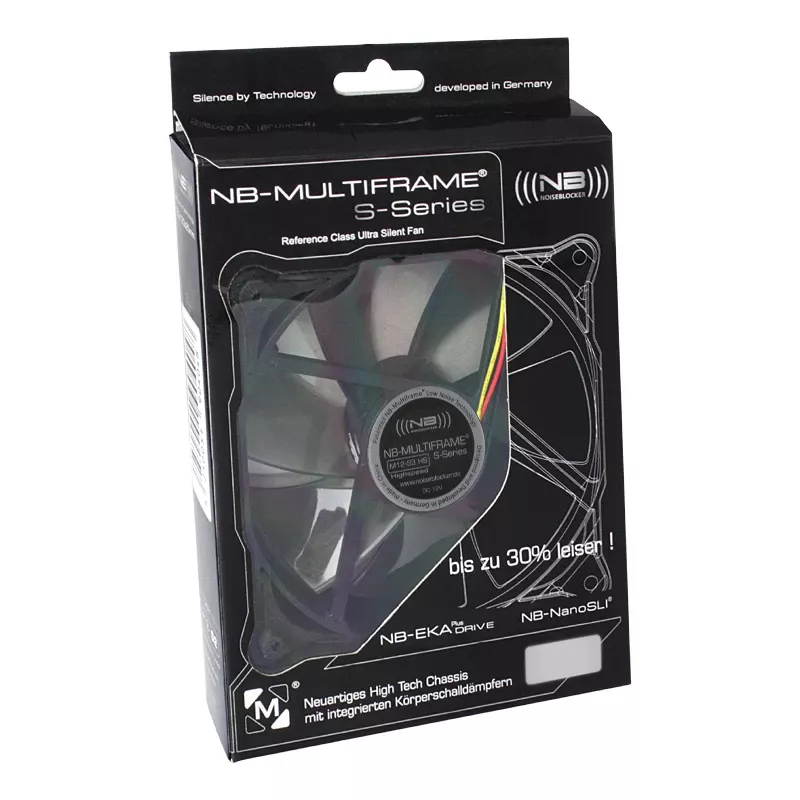 Noiseblocker Multiframe S-Series M12-3 wentylator obudowy, 120 mm