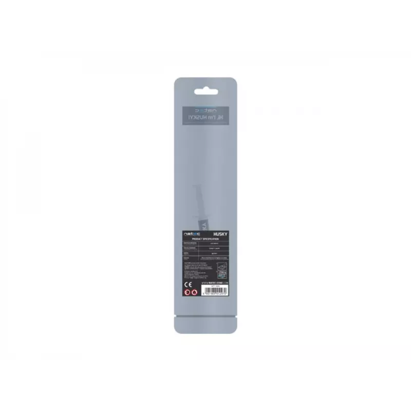Pasta termoprzewodząca NATEC Husky NPT-1324, przewodność cieplna 4,63 W/m·K, objętość 2 ml, gęstość 2,5 g/cm³