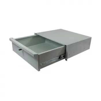 ALL-S0002060, Szuflada, szary, metal, 3U, 19 cali, 440 mm