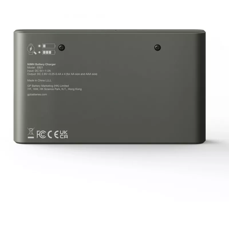 Ładowarka do akumulatorków GP E821 do ogniw NiMH AA i AAA, model E821