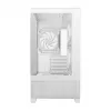Obudowa PC Midi Tower DeepCool CG380 3F WH — Biała, 235×437×451 mm, obsługa 2,5 cala/3,5 cala, PSU na dole, 3 wentylatory 120 mm zainstalowane