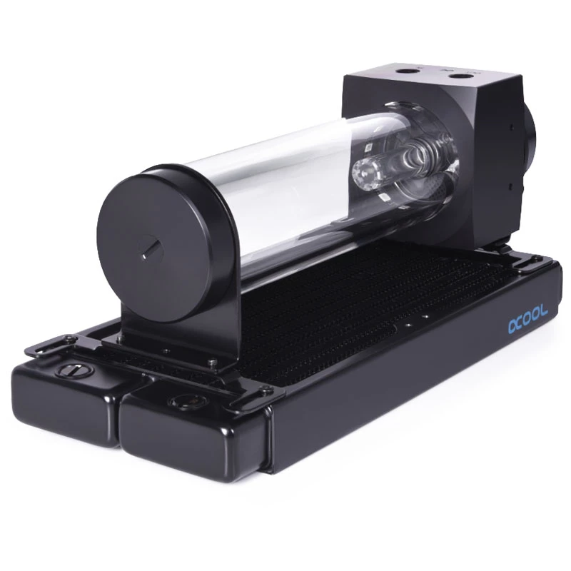 Pompa i zbiornik Alphacool 15381 Akryl Aluminium Plastik Czarny Przezroczysty
