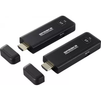 SpeaKa Professional SP-TR-450 HDMI Wireless Transmission Set 50 m 30 Hz 3840 x 2160 Pixel integrierte (SP-12883548)