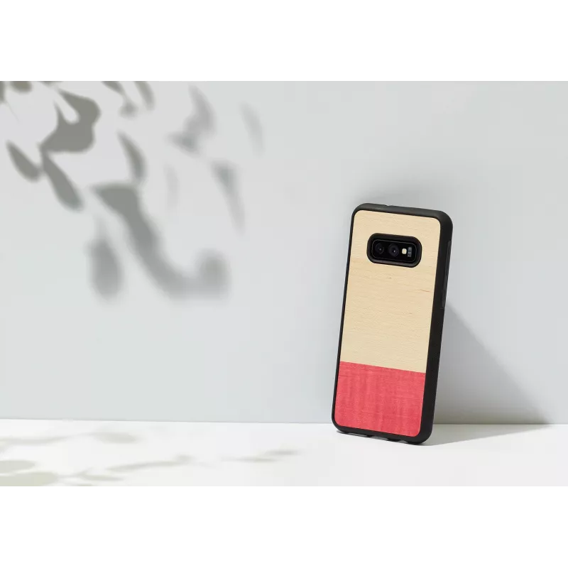 Etui na smartfona man and wood dla Galaxy S10e — miss match Czarny, ochronna twarda skorupa
