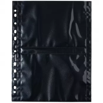 Fotograficzne kieszonki HERMA Fotophan 13x18 cm poziome czarne 10 szt.