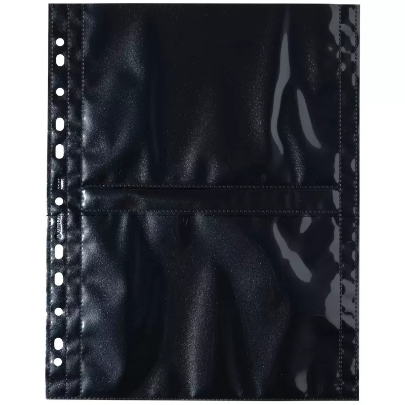 Fotograficzne kieszonki HERMA Fotophan 13x18 cm poziome czarne 10 szt.