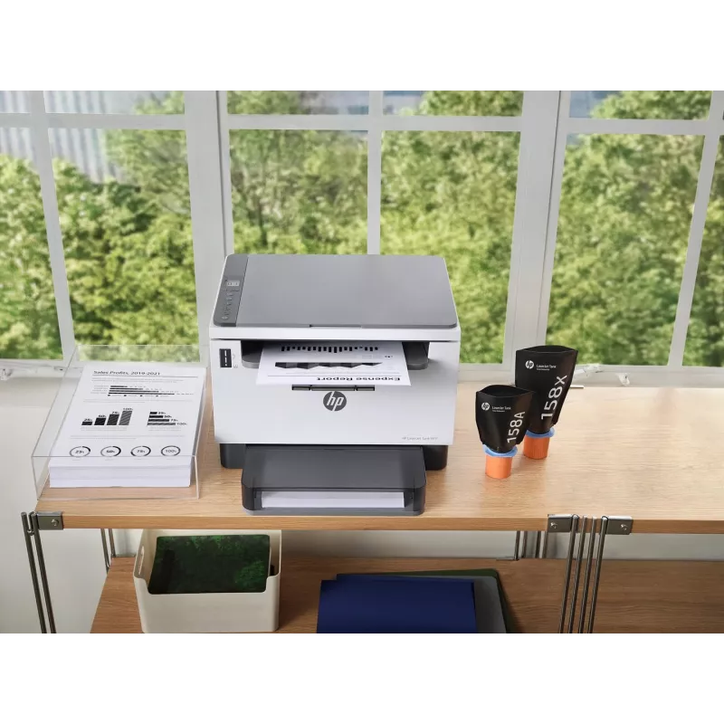 Drukarka wielofunkcyjna HP Smart Tank 581, termiczna atramentowa, kolor — A4, Wi‑Fi, dupleks (ręczny), 4 kartridże, 4800x1200 DPI