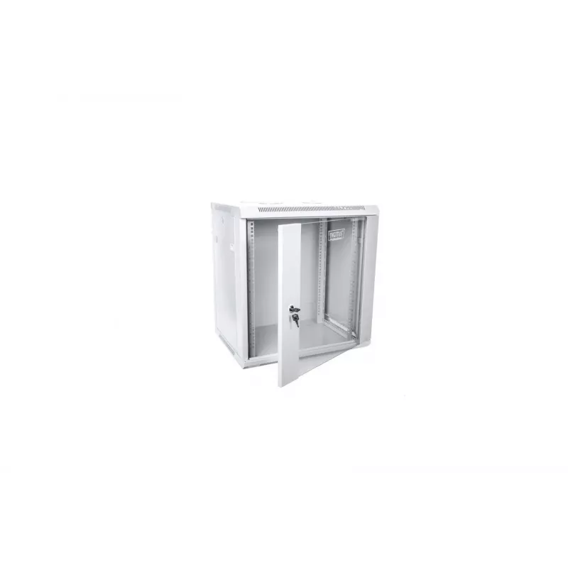 Szafa rack Digitus DN-W19 12U/450, montowana na ścianie, szara