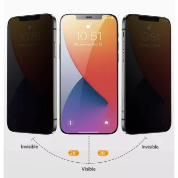 NEVOGLASS 3D PRIVACY, Folia ochronna przezroczysta, iPhone 17 Air