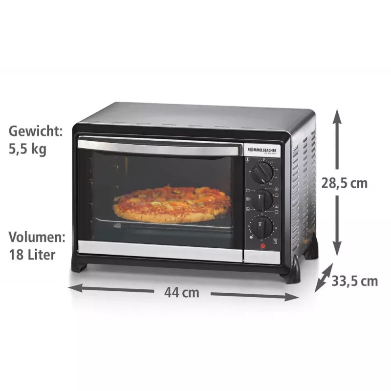 Mini piekarnik Rommelsbacher BG 1055/E