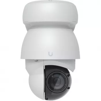 Kamera IP UBIQUITI UVC-AI-PTZ-W — przemysłowa sferyczna AI PTZ 3864×2160, 22× zoom optyczny, obrót 360°, przewodowa, montaż na ścianie/słupie/biurku, biała