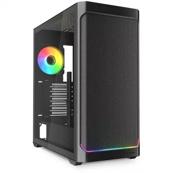 Obudowa PC Sharkoon AK4W RGB Strip Midi Tower Czarna