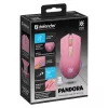 Bezprzewodowa mysz gamingowa DEFENDER P ANDORA PINK interfejs