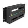 Akcesorium do szafy rack DELOCK 67320 — metalowa listwa osłonowa, czarna, 1 szt.