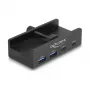 DeLOCK 64262 Hub USB 2.0 Typ-A 5000 Mbit/s Czarny