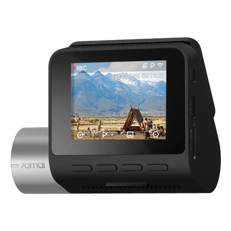 Dashcam 70mai A510 rejestrator samochodowy Full HD 2560×1944 140° Wi‑Fi Bluetooth GPS 2-calowy wyświetlacz IPS USB, 500 mAh
