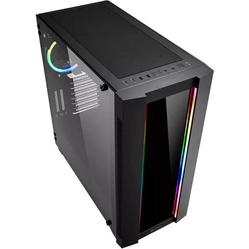 PC Case Sharkoon ELITE SHARK CA200G Midi Tower Czarny