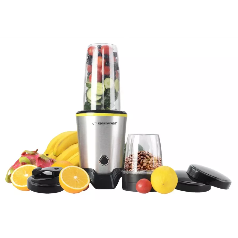 Blender Esperanza EKM028 Blender stołowy 1000 W Czarny, stal nierdzewna