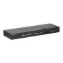 D-Link 28-portowy zarządzalny przełącznik sieciowy Smart z możliwością stosowania, wyposażony w 4 porty 10G SFP+