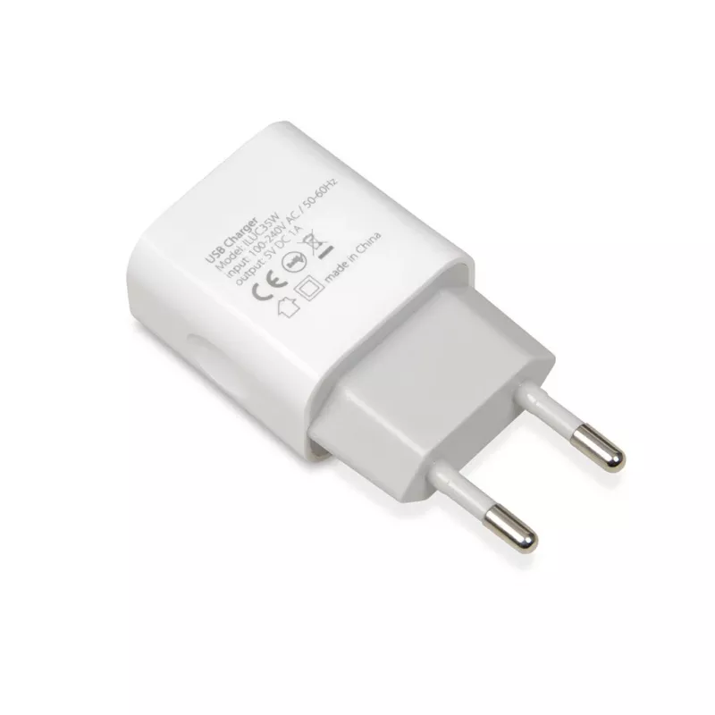 Ładowarka sieciowa IBOX C-35 Universal biały — 5 V maks., 0,3 A wejście, 1 A wyjście USB
