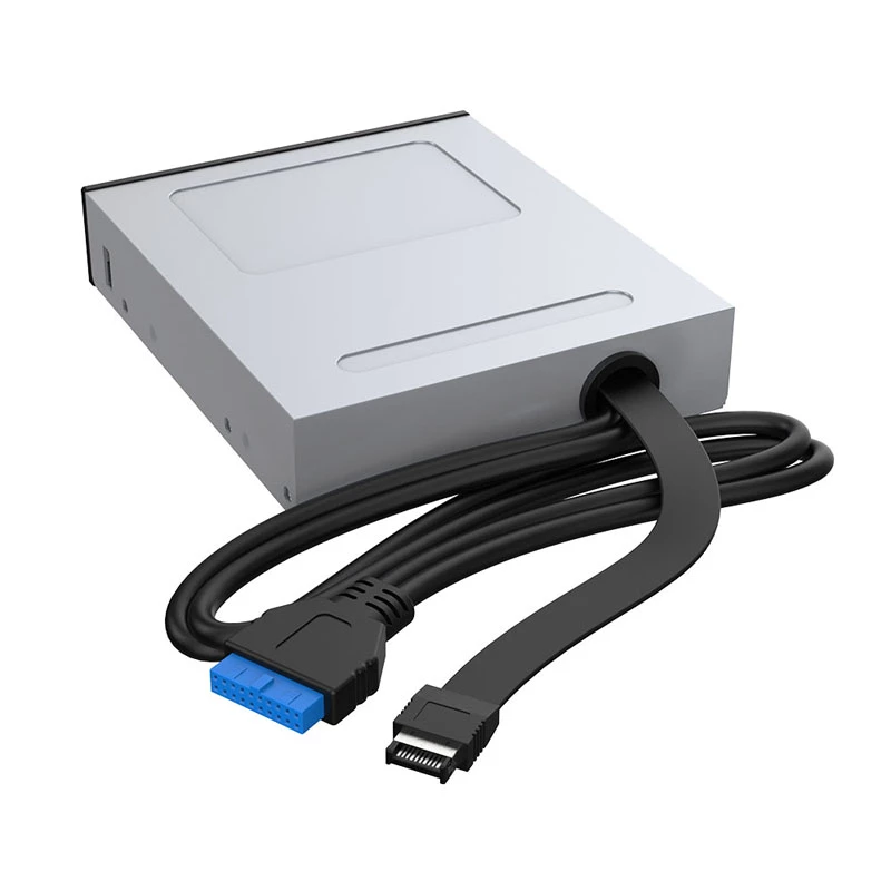 Akasa Panel USB 20 Gb/s Type-C z podwójnymi portami Type-A 5 Gb/s