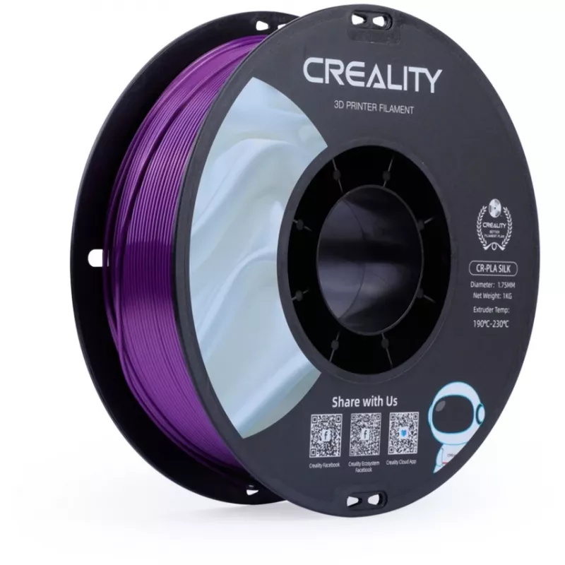 Materiał do druku 3D Creality 3D 3301120005 Silk Fioletowy 1 kg