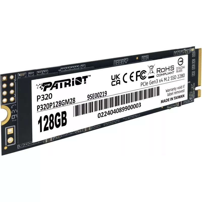 Dysk SSD Patriot P320 128GB M.2 2280 PCIe 3.0 x4 NVMe