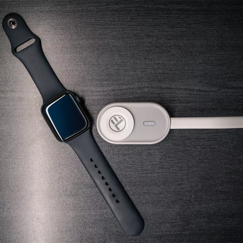 Bezprzewodowy powerbank ładowarka Tellur TLL151441 1200mAh do Apple Watch — przenośna ładowarka bezprzewodowa