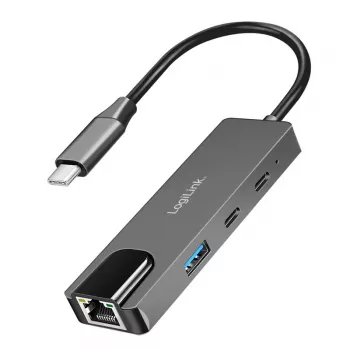 Hub USB 3.2 Gen1, 3-portowy z 2.5G Ethernet