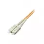 Intellinet kabel światłowodowy krosowy, OM1, SC/SC, 1 m, pomarańczowy, dupleks, wielomodowy, 62.5/125 µm, LSZH, włókno, dożywotnia gwarancja