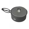 Naczynie kempingowe ESBIT PT1100HA — garnek aluminiowy 1,1 l, Ø14,8 cm, 227 g, czarny