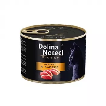 Mokra karma dla kota Dolina Noteci DOLINA NOTECI Premium — kaczka, 185 g, koty dorosłe, bez glutenu i soi