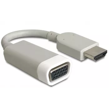 Adapter wideo DeLOCK 65469 VGA D-Sub na HDMI Typ A Biały