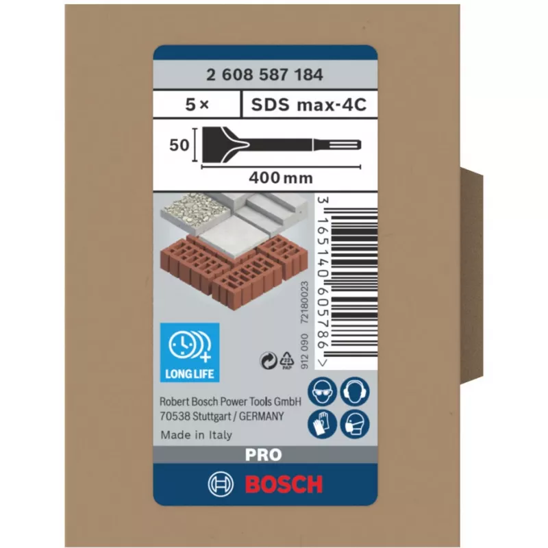 Dłuta płaskie Bosch SDS max 2608587184