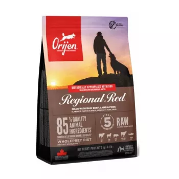 Orijen Regional Czerwony 2 kg Adult Beef, Lamb, Pork