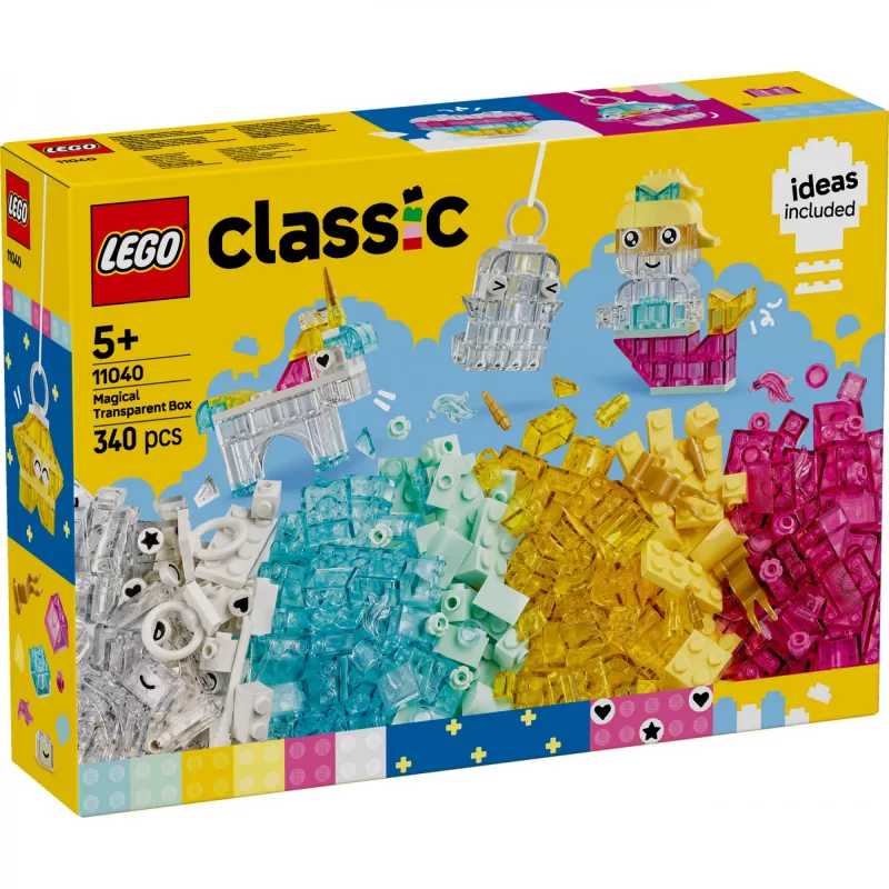 LEGO CLASSIC 11040 Magiczne Przezroczyste Pudełko