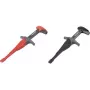 VOLTCRAFT zestaw bezpiecznych chwytaków z gniazdem 4 mm CAT III 1000 V, CAT IV 600 V czarny/czerwony MSK-115 (VC-8308585)