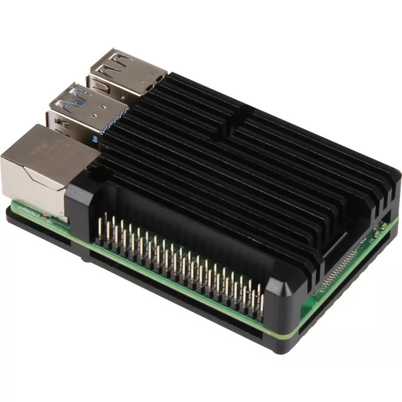 Raspberry Pi RB-ALUCASEP4+07 Czarny