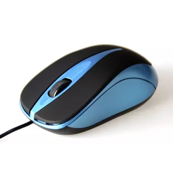 Mysz optyczna 800 dpi CZARNO-NIEBIESKA MT1091