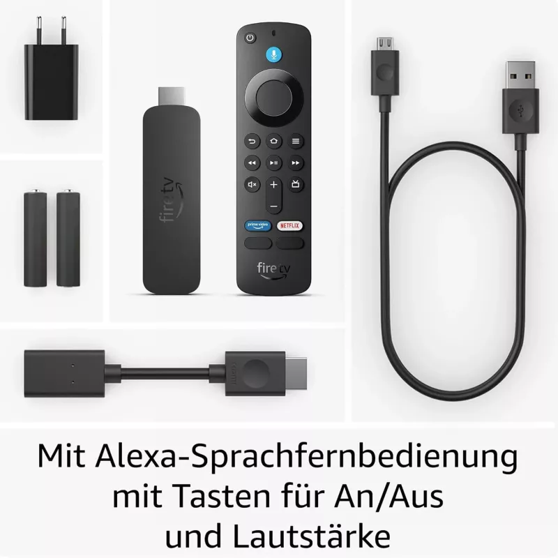 Amazon Fire TV Stick 4K Plus mit Unterstützung für Wi-Fi 6 sowie Streaming in Dolby Vision/Atmos und HDR10+