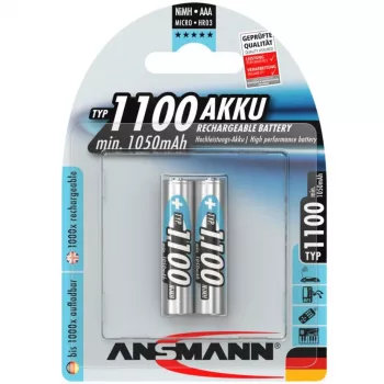 Bateria Ansmann 1x2 NiMH 1100 mAh Micro AAA HR03