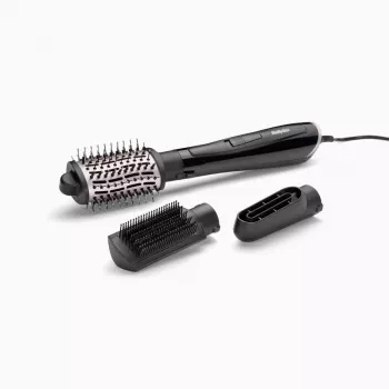 Szczotka na gorące powietrze BABYLISS Style Smooth 1000 Airflow AS128E, 1000 W, czarna, 3 szczotki, technologia jonowa, regulowany termostat